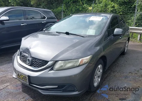 2013 Honda Civic Lx из США, поврежденный, VIN 2HGFB2F58DH543909